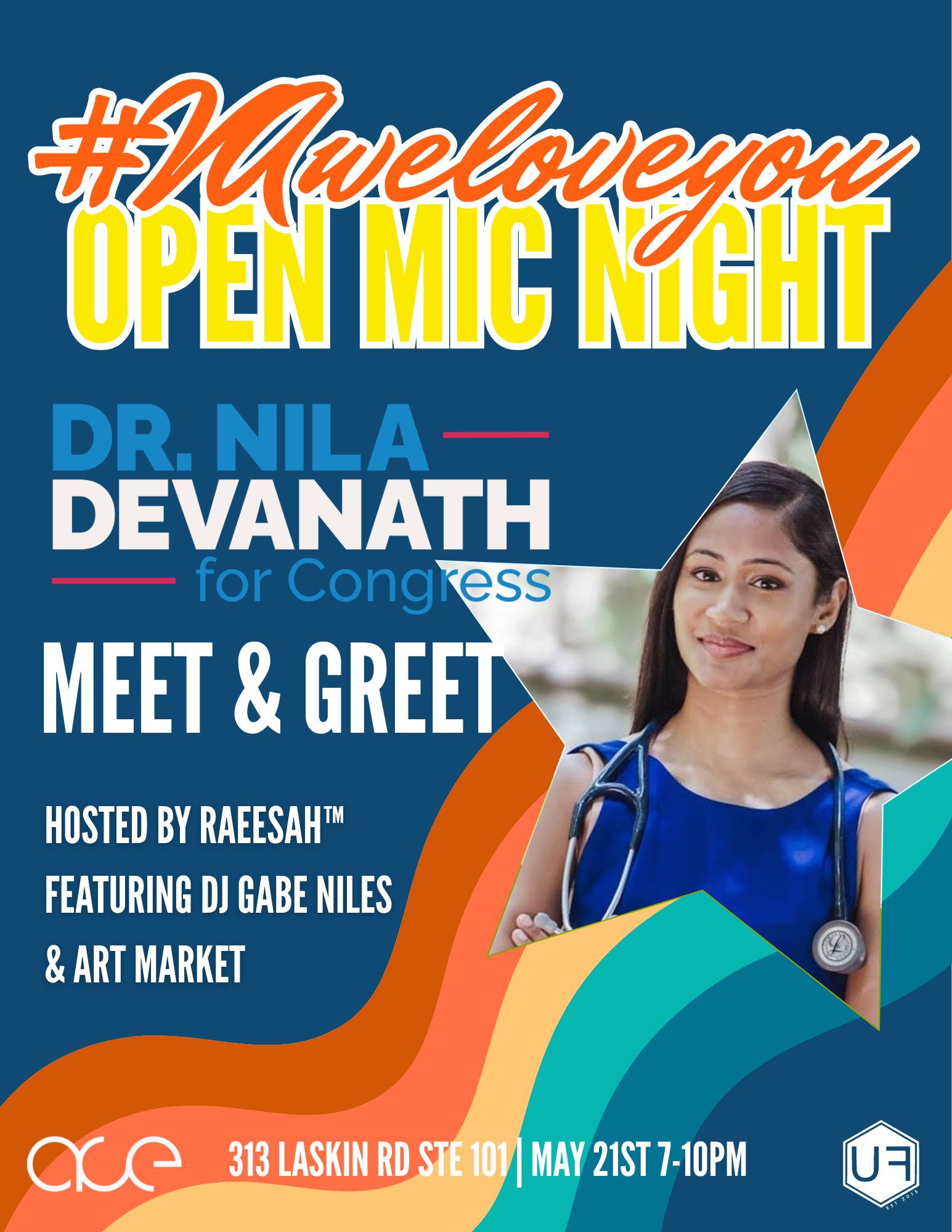 #VAWELOVEYOU Open Mic Night